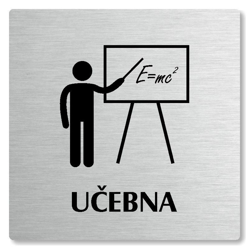Učebna, 118x118mm, stříbrná, Nevada